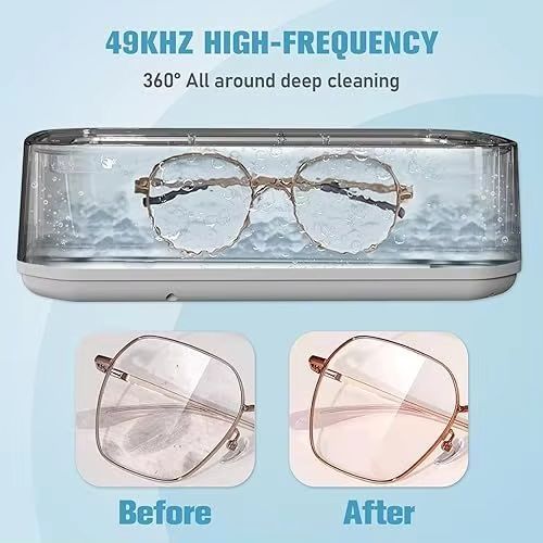 ✨Nettoyeur Ultrasons Pour Lunettes Montres Bijoux COD