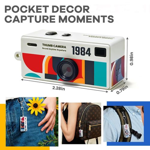 Caméra Porte-Clés Mini Rétro 📷🔑COD