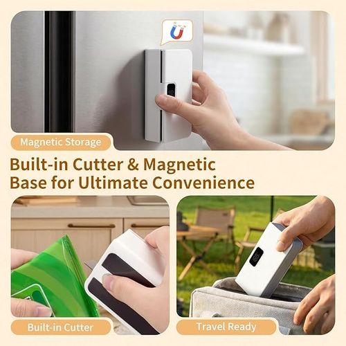 🍽️✨ Mini Scelleur de Sacs Alimentaires Rechargeable USB — 6 Modes ! 🛑 Paiement à la Livraison (COD) 💰