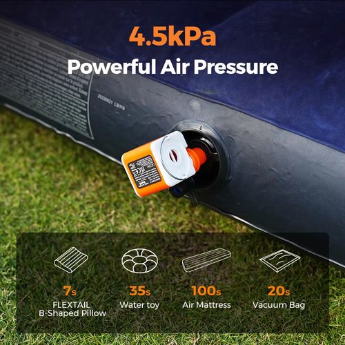 Mini pompe à air portable rechargeable camping COD