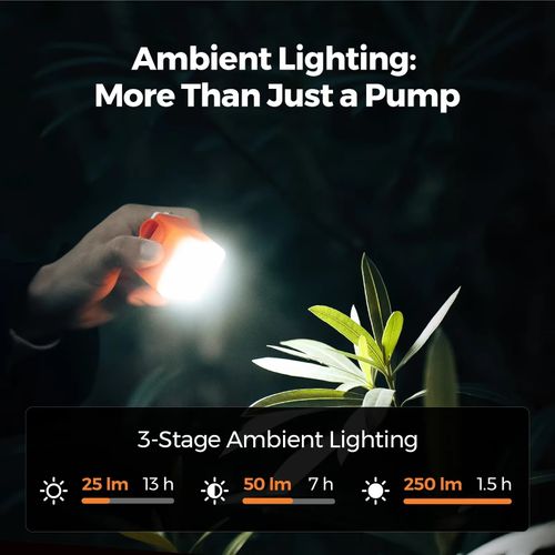 Mini pompe à air portable rechargeable camping COD