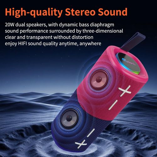 🔊✨ Enceinte Bluetooth 2-en-1 Magnétique avec Lumières — 20W & Batterie 24h ! 🛑 Paiement à la Livraison (COD) 💰