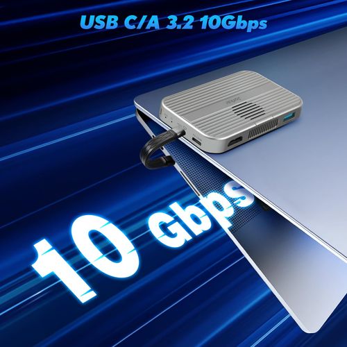 ⚡🧲 Station d'Accueil Magnétique 10Gbps avec Ventilateur — Stockage NVMe M.2 ! 🛑 Paiement à la Livraison (COD) 💰