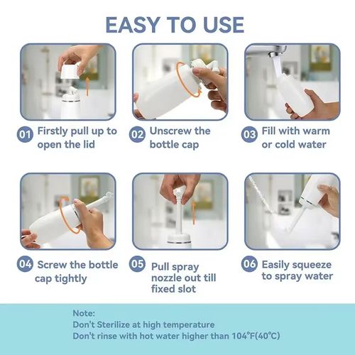 Bidet portable 400ml nettoyage hygiène femme bébé COD