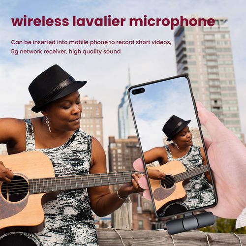 🎙️Double micro cravate sans fil anti-bruit pour téléphone COD