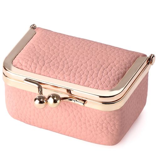 Lot 2 coffrets rangement bijoux portable rose bleu COD
