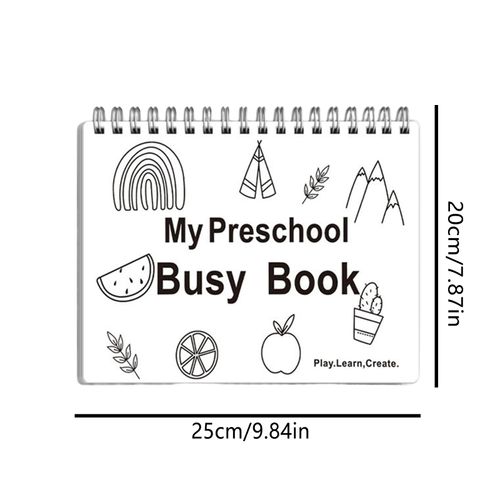 Livre Occupant Montessori Préscolaire pour Tout-Petits COD