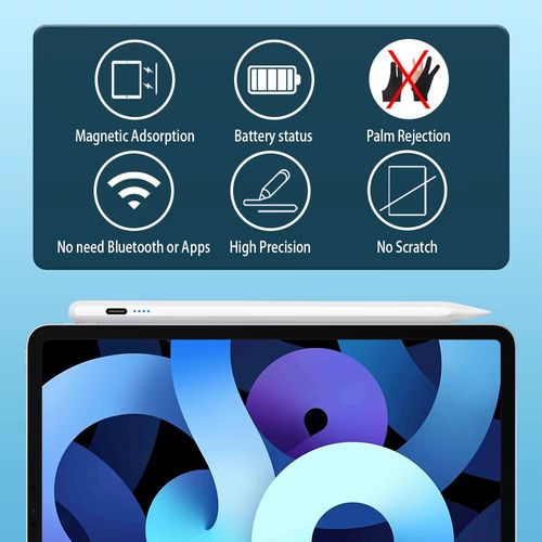 Stylus tactile compatible iPad anti-paume COD