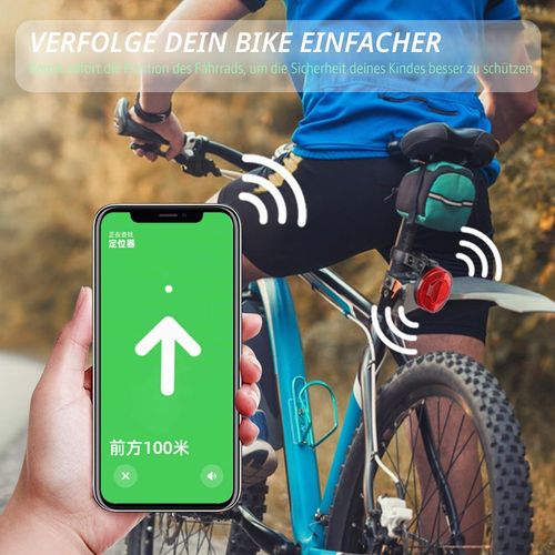 🚲Support cache AirTag vélo réflecteur anti-vol COD