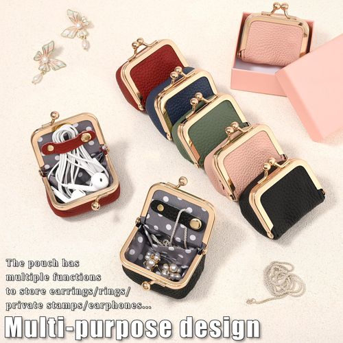 Lot 2 coffrets rangement bijoux portable rose bleu COD