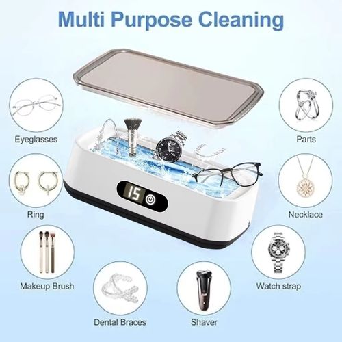 ✨Nettoyeur Ultrasons Pour Lunettes Montres Bijoux COD