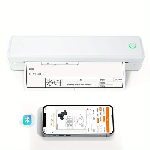 Imprimante A4 thermique sans encre portable COD