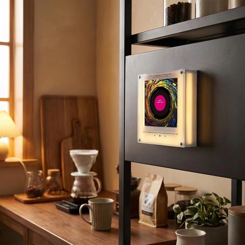 Aimant de réfrigérateur musical NFC personnalisé avec lecteur, 128 Mo Lecteur de musique programmable