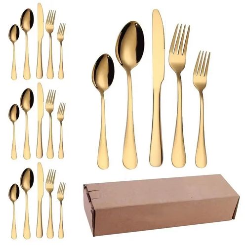 🍽️✨ Ensemble de Couverts en Acier Inoxydable Noir Mat (20 Pièces) : Élégance & Durabilité ! 🛑 Paiement à la Livraison (COD) 💰