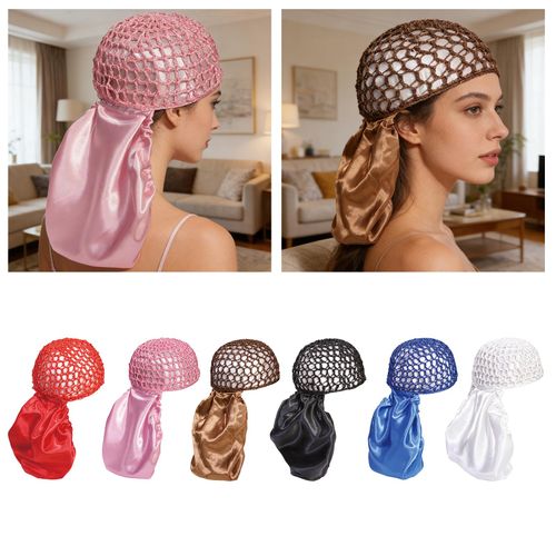 🧶Lot 6 bonnets‑foulards réversibles pour femme COD