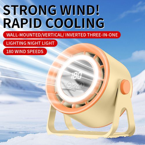 🌀✨ Ventilateur Sans Pales Rechargeable avec Écran LCD — Rafraîchissement Silencieux ! 🛑 Paiement à la Livraison (COD) 💰