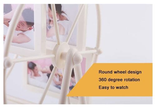 🎡Cadre photo grande roue blanc pour 6 photos COD