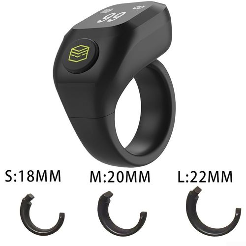 Compteur de Tasbih intelligent et réglable – Bague de Zikr numérique avec alarme d'Adhan pour musulmans