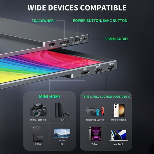 🖥️✨ Écran Portable 15.6  IPS — Boostez Votre Productivité ! 🛑 Paiement à la Livraison (COD) 💰