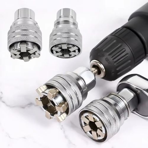 🔧✨ Douille Magique Universelle (10-19mm) — Compatible Perceuse + Manche Manuel OFFERT ! 🛑 Paiement à la Livraison (COD) 💰