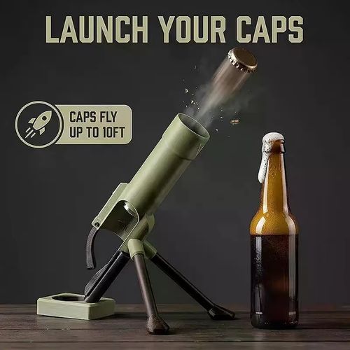 💥Lance-Capsules Tactique  Mortier   Ouvrez Vos Bouteilles avec Style et Puissance !