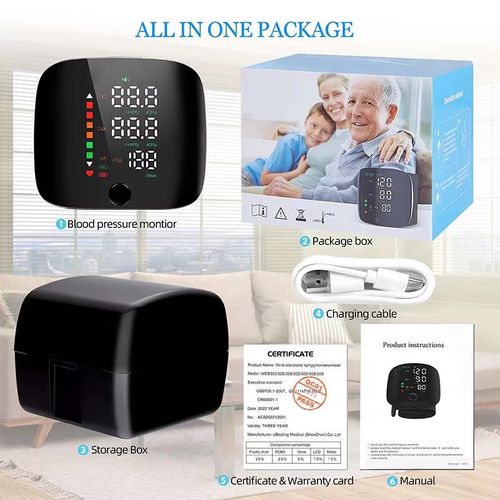 🩸Tensiomètre Poignet à Voix Arabe Portable COD