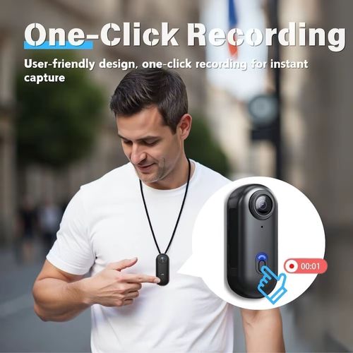 Mini Caméra Vlog HD WiFi + Carte 64G Offerte : Caméra d'Action Portable COD