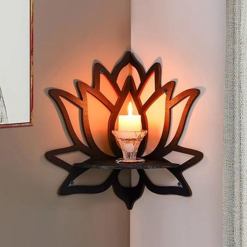 Étagère décorative murale en forme de lotus COD