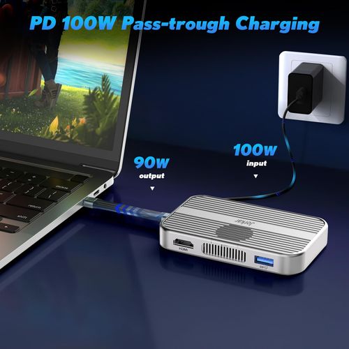 ⚡🧲 Station d'Accueil Magnétique 10Gbps avec Ventilateur — Stockage NVMe M.2 ! 🛑 Paiement à la Livraison (COD) 💰