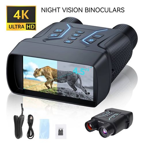 NOUVEAU Modèle de Jumelles 4K 4.5 Plein Écran + Carte 32G & Lecteur