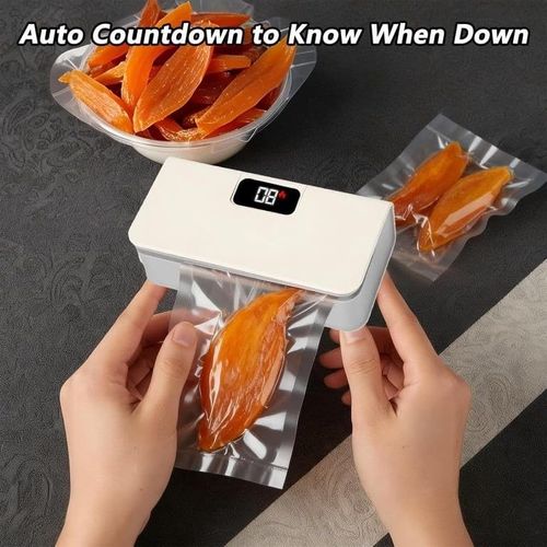🍽️✨ Mini Scelleur de Sacs Alimentaires Rechargeable USB — 6 Modes ! 🛑 Paiement à la Livraison (COD) 💰