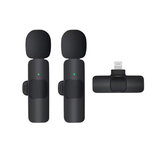 🎙️Double micro cravate sans fil anti-bruit pour téléphone COD
