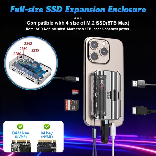 ⚡🧲 Station d'Accueil Magnétique 10Gbps avec Ventilateur — Stockage NVMe M.2 ! 🛑 Paiement à la Livraison (COD) 💰