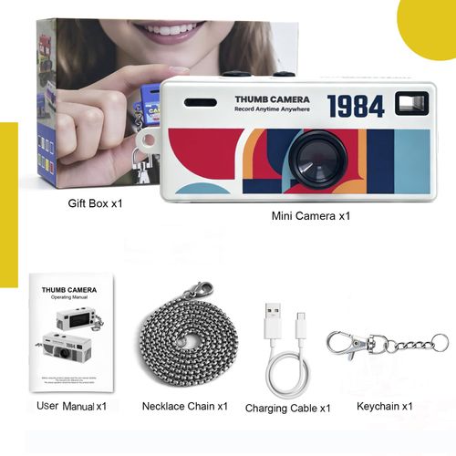 Caméra Porte-Clés Mini Rétro 📷🔑COD