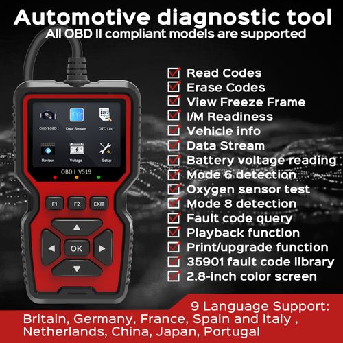 🔧✨ Scanner OBD2 Pro — Diagnostic Moteur & Effacement Codes ! 🛑 Paiement à la Livraison (COD) 💰