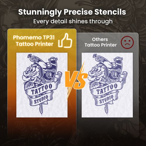 Imprimante Transfert Tatouage Sans Fil Mini TP31 COD