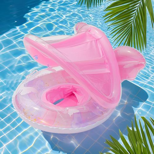 Flotteur gonflable bébé avec auvent piscine COD
