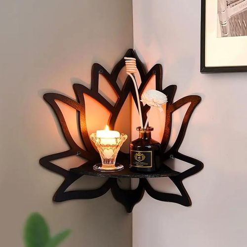 Étagère décorative murale en forme de lotus COD