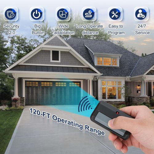 🚩Télécommande universelle porte‑garage compatible Liftmaster COD
