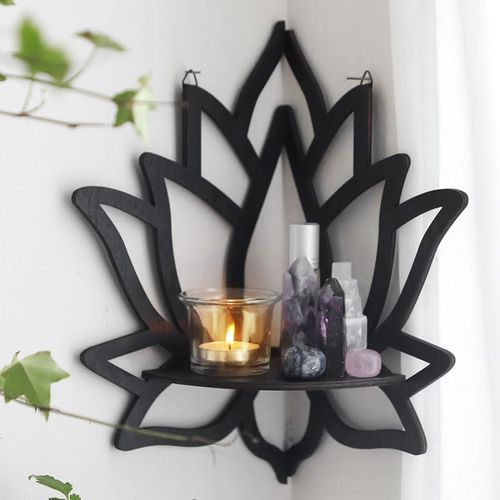 Étagère décorative murale en forme de lotus COD