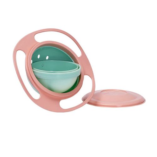 🍼Lot 2 Bols Gyroscopiques 360° Anti-Renversement Avec Couvercle COD