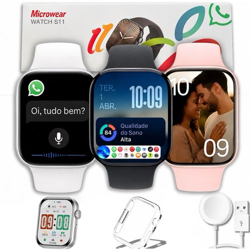 Montre connectée multifonction avec écran tactile HD intégral, appels Bluetooth, suivi de la santé, podomètre et étanchéité IP68.