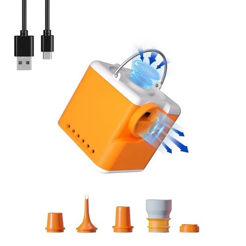 Mini pompe à air portable rechargeable camping COD