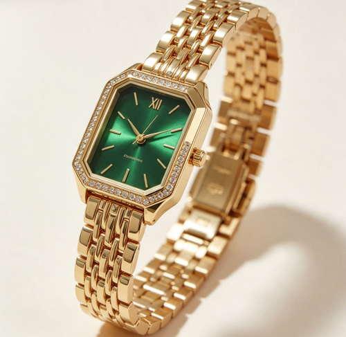 Elegant Green Watch