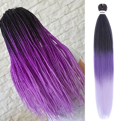 Purple Braiding Hair