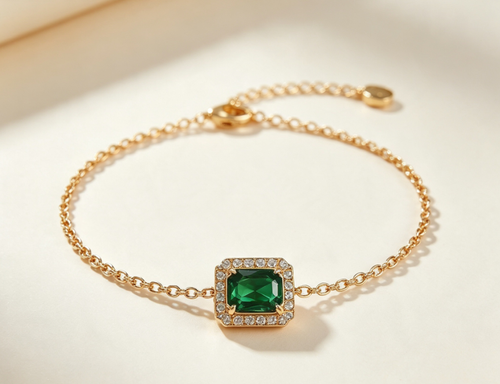 Elegant Green Watch