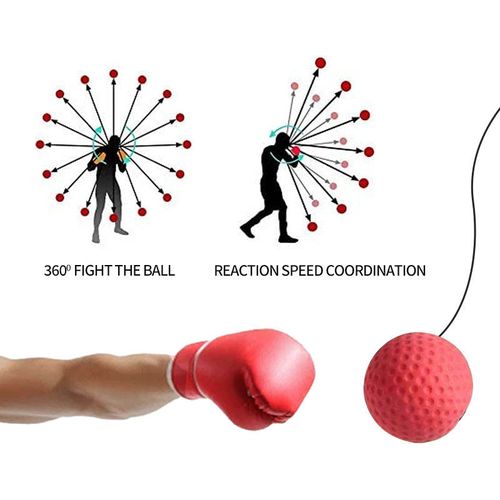 Speed Sports Training Balls React Head Ball Boxing Reflex Balls with Headband Support New Product