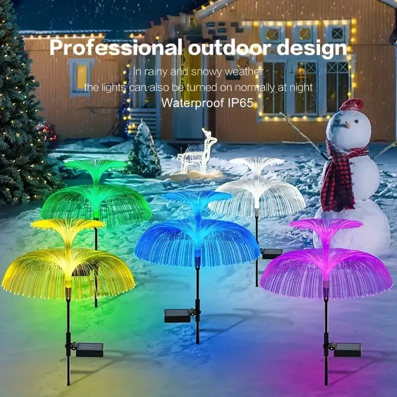 Lampe solaire méduse