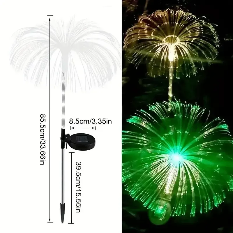 Lampe solaire méduse