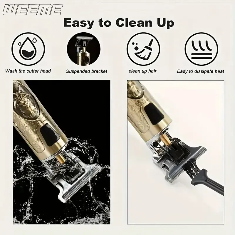 Tondeuse à cheveux LCD rétro